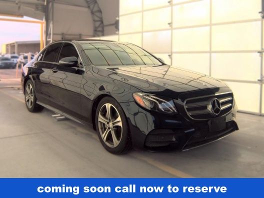 Blue 2017 Mercedes-Benz E-Class Sedan All-Wheel Drive 9-Speed Automatic