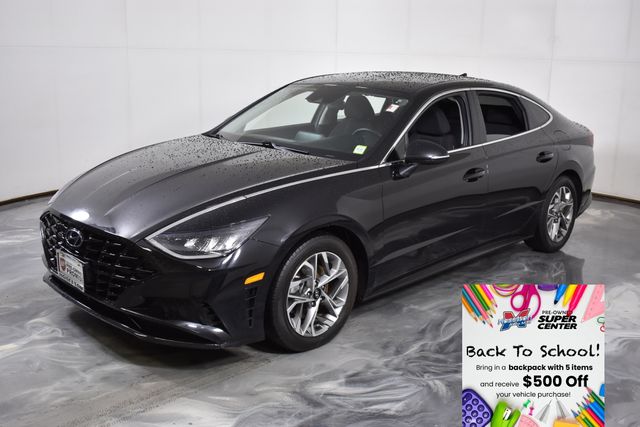 Phantom Black 2021 Hyundai Sonata Sedan Front-Wheel Drive 8-Speed Automatic Overdrive