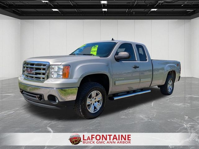 Silver Birch Metallic 2008 GMC Sierra 1500 SLE1 Ext. Cab SB 4WD Pickup Truck Four-Wheel Drive 4-Speed Automatic Overdrive