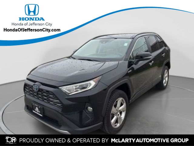 Midnight Black Metallic 2021 Toyota RAV4 Hybrid Limited AWD SUV / Crossover All-Wheel Drive Continuously Variable Transmission