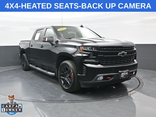 Black 2021 Chevrolet Silverado 1500 Pickup Truck Four-Wheel Drive 8-Speed Automatic