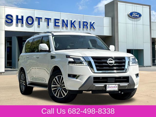 Aspen White Tricoat 2023 Nissan Armada SUV / Crossover 4X2 7-Speed Automatic
