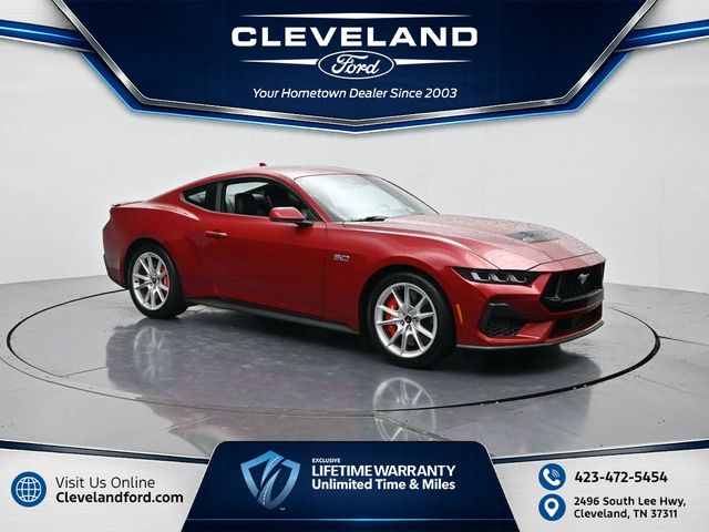 Red Metallic 2024 Ford Mustang Coupe Rear-Wheel Drive Automatic