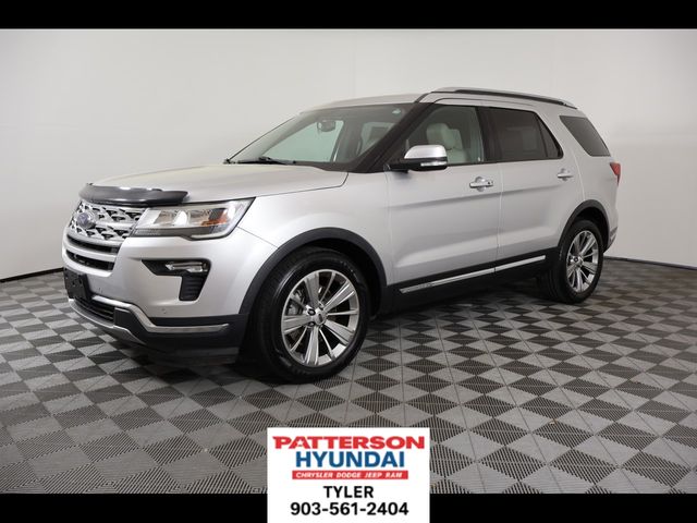 Ingot Silver 2018 Ford Explorer Limited SUV / Crossover Front-Wheel Drive 6-Speed Automatic