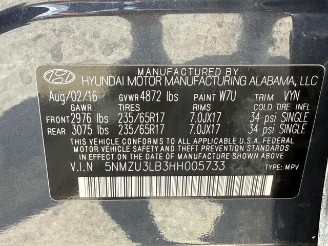 2017 Hyundai Santa Fe Sport 2.4 Base Blue at Autostrade