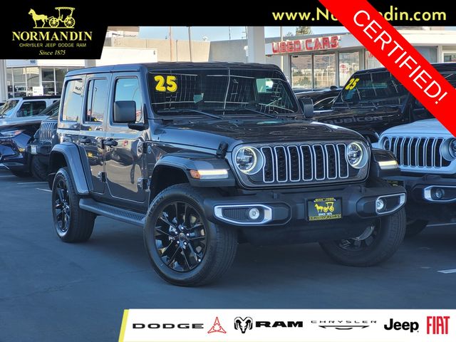 Gray (Granite Crystal Metallic Clearcoat) 2025 Jeep Wrangler 4xe SUV / Crossover Four-Wheel Drive 8-Speed Automatic