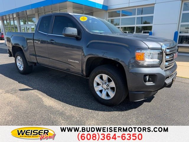 Cyber Gray Metallic 2017 GMC Canyon Pickup Truck Four-Wheel Drive 8-Speed Automatic