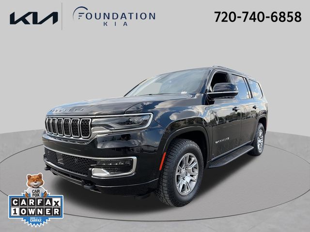 Diamond Black Crystal Pearlcoat 2023 Jeep Wagoneer SUV / Crossover Four-Wheel Drive 8-Speed Automatic