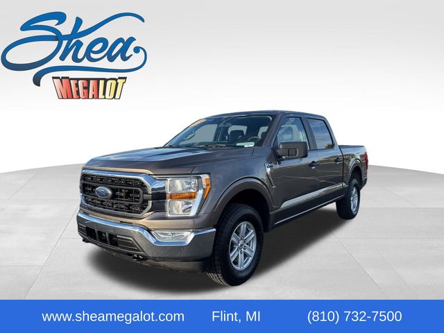 Stone Gray Metallic 2022 Ford F-150 Pickup Truck Four-Wheel Drive 10-Speed Automatic