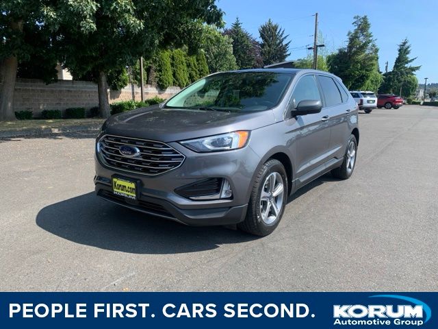 Carbonized Gray Metallic 2022 Ford Edge SUV / Crossover All-Wheel Drive 8-Speed Automatic