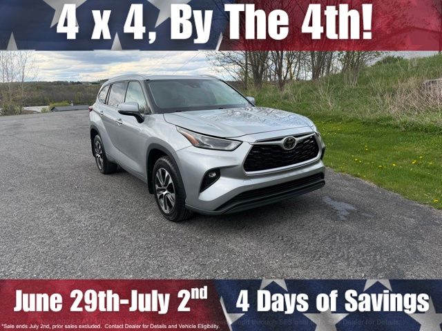 Celestial Silver Metallic 2022 Toyota Highlander SUV / Crossover All-Wheel Drive 8-Speed Automatic