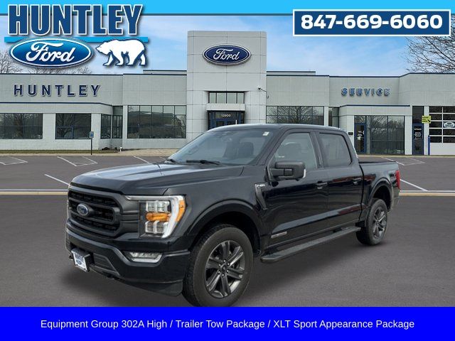 Black Metallic 2023 Ford F-150 Pickup Truck Four-Wheel Drive Automatic