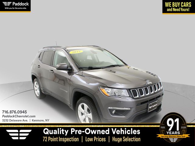 Gray (Granite Crystal Metallic Clearcoat) 2019 Jeep Compass SUV / Crossover Four-Wheel Drive 9-Speed Automatic