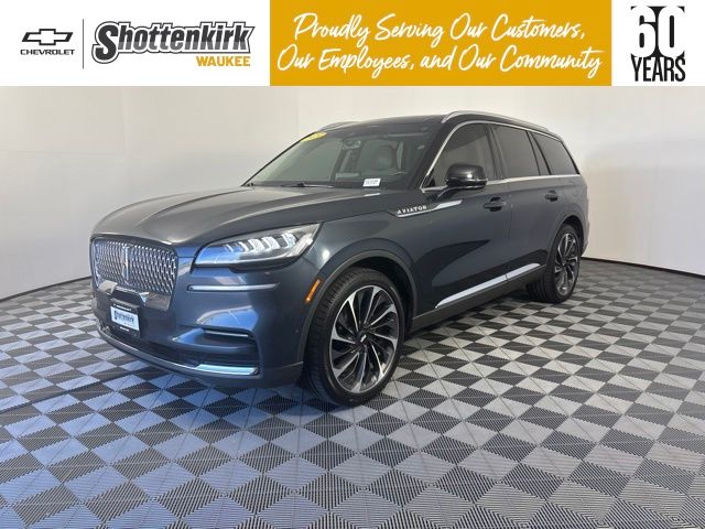 Flight Blue Metallic Clearcoat 2023 Lincoln Aviator SUV / Crossover All-Wheel Drive Automatic