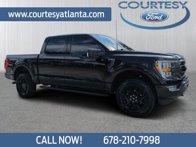 Agate Black Metallic 2022 Ford F-150 Pickup Truck Four-Wheel Drive Automatic