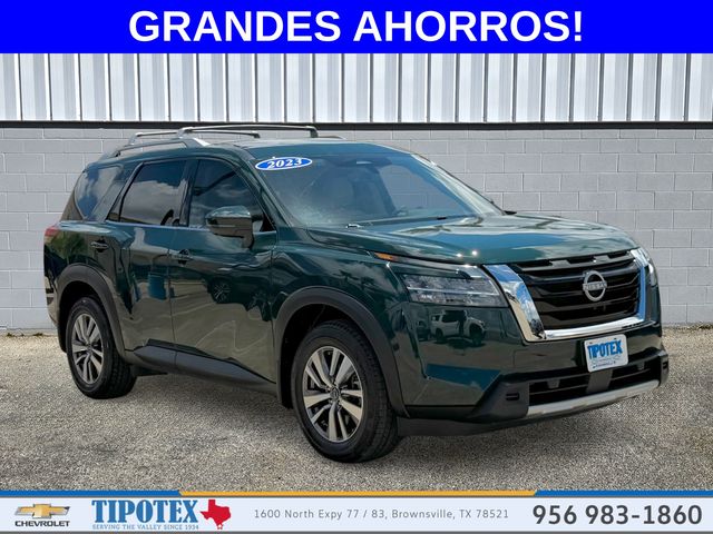 Black (Obsidian Green Pearl) 2023 Nissan Pathfinder SUV / Crossover Front-Wheel Drive 9-Speed Automatic