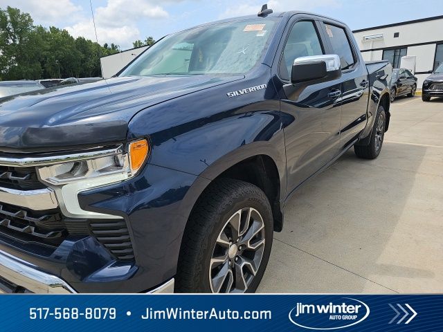 Blue Metallic 2023 Chevrolet Silverado 1500 Pickup Truck Four-Wheel Drive 8-Speed Automatic