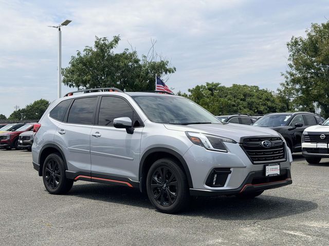Ice Silver Metallic 2024 Subaru Forester SUV / Crossover All-Wheel Drive Continuously Variable Transmission