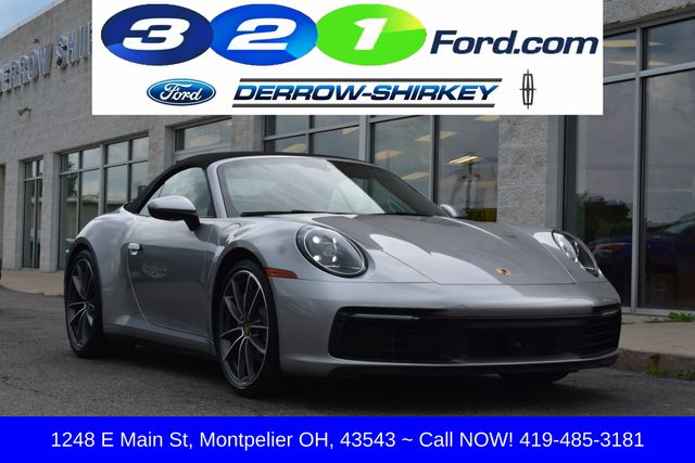 GT Silver Metallic 2020 Porsche 911 Convertible Rear-Wheel Drive 8-Speed Automatic