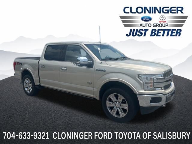 White Gold 2018 Ford F-150 Pickup Truck Four-Wheel Drive Automatic