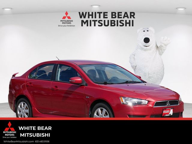Rally Red Metallic 2015 Mitsubishi Lancer Sedan Front-Wheel Drive Continuously Variable Transmission