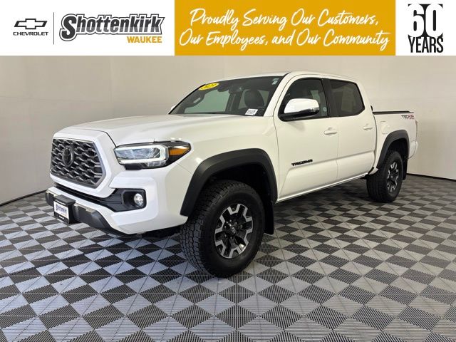 Ice Cap 2023 Toyota Tacoma TRD Off Road Double Cab 4WD Pickup Truck Four-Wheel Drive 6-Speed Automatic