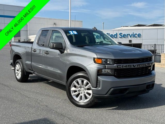Gray (Satin Steel Metallic) 2020 Chevrolet Silverado 1500 Pickup Truck Four-Wheel Drive 6-Speed Automatic Overdrive