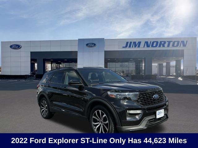 Agate Black Metallic 2022 Ford Explorer SUV / Crossover All-Wheel Drive Automatic