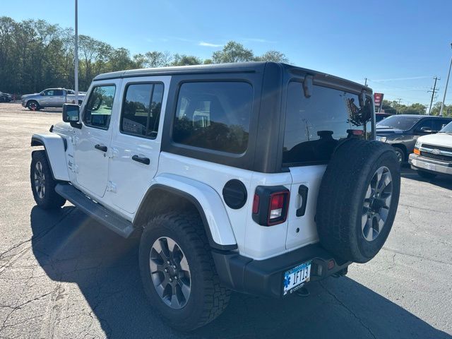 2018 Bright White Clearcoat Jeep Wrangler Unlimited Sahara 4X4 SUV