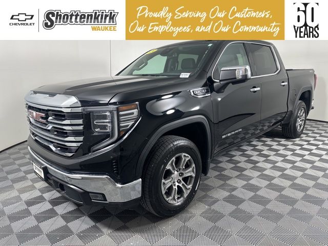 Onyx Black 2024 GMC Sierra 1500 Pickup Truck Four-Wheel Drive Automatic