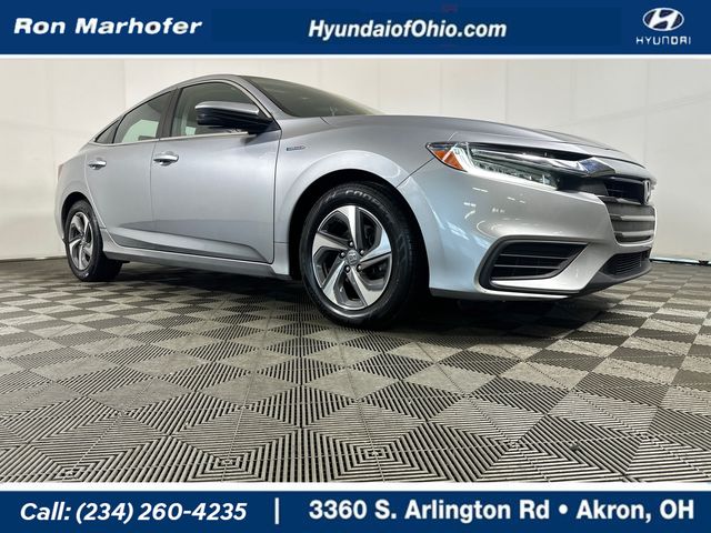 Lunar Silver Metallic 2019 Honda Insight Sedan Front-Wheel Drive Continuously Variable Transmission