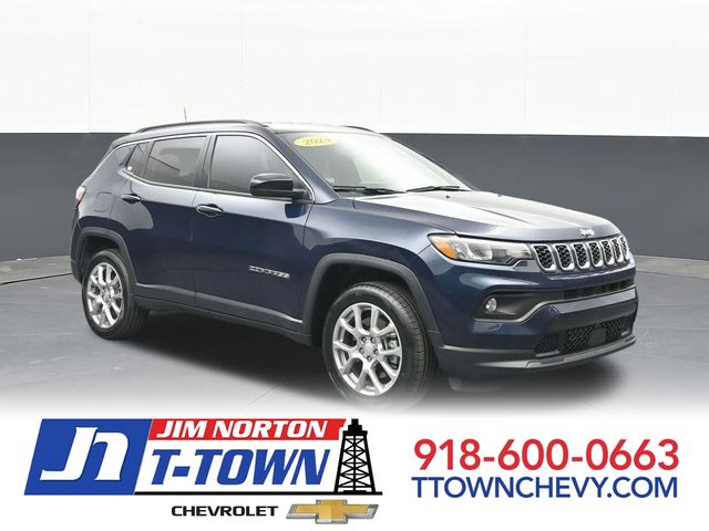 Fathom Blue Pearlcoat 2024 Jeep Compass SUV / Crossover Four-Wheel Drive 8-Speed Automatic