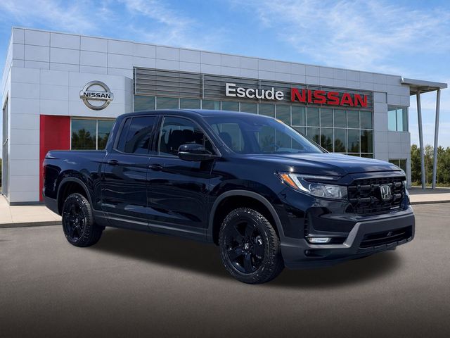 Crystal Black Pearl 2024 Honda Ridgeline Pickup Truck All-Wheel Drive 9-Speed Automatic