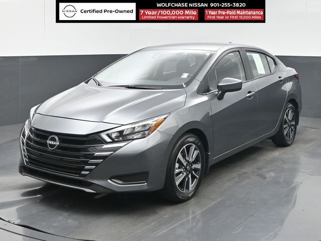 Gray (Gun Metallic) 2025 Nissan Versa Sedan Front-Wheel Drive Continuously Variable Transmission