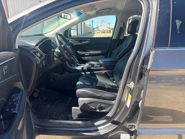 2016 Gray Ford Edge Titanium AWD SUV