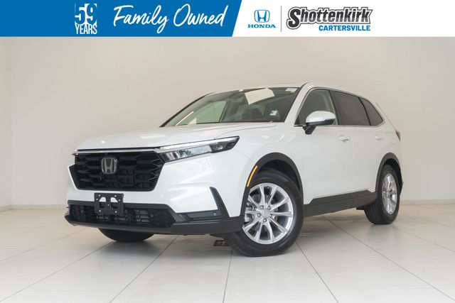 Platinum White Pearl 2025 Honda CR-V SUV / Crossover Front-Wheel Drive Continuously Variable Transmission