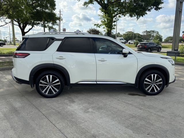 2024 Nissan Pathfinder Platinum White at Genesis of Spring