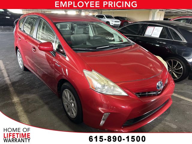 Barcelona Red Metallic 2014 Toyota Prius v Wagon Front-Wheel Drive Continuously Variable Transmission