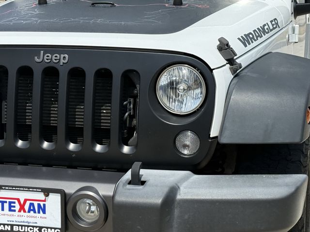 2017 Jeep Wrangler Unlimited Sport White at Don McGill Toyota