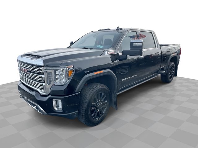 Black (Ebony Twilight Metallic) 2022 GMC Sierra 2500HD Denali Crew Cab 4WD Pickup Truck Four-Wheel Drive Automatic