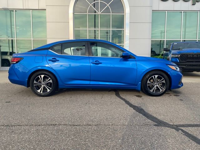 2021 Nissan Sentra SV - Electric Blue Metallic exterior view 4