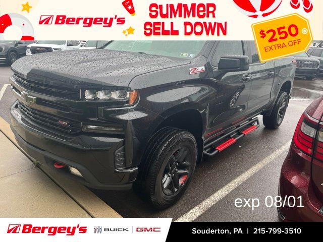 Black 2020 Chevrolet Silverado 1500 Pickup Truck Four-Wheel Drive Automatic
