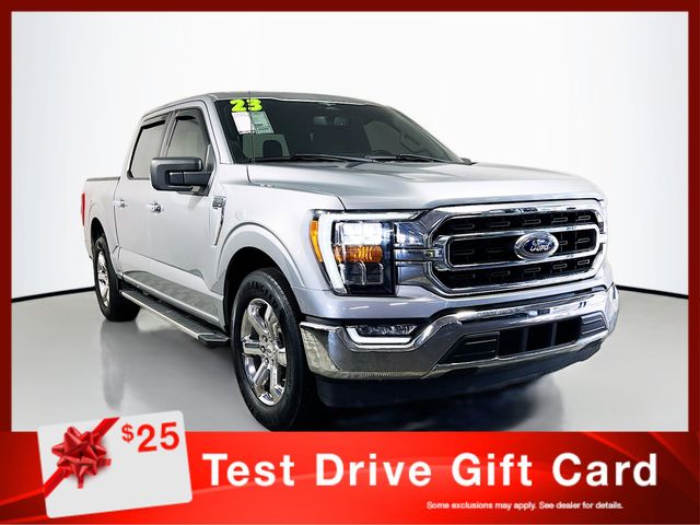 Iconic Silver Metallic 2023 Ford F-150 XLT SuperCrew RWD Pickup Truck 4X2 Automatic
