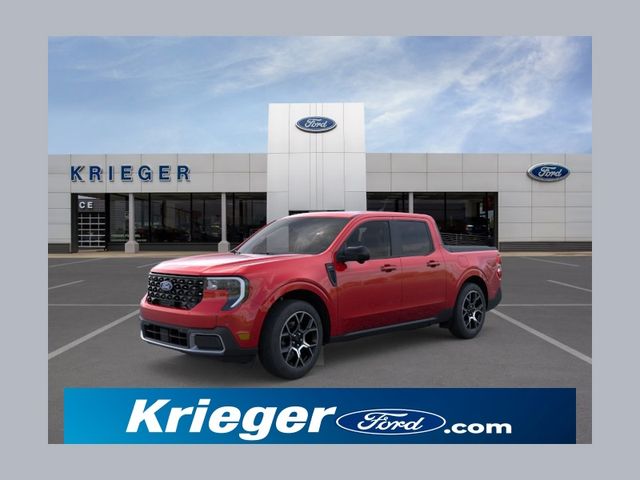 Ruby Red Metallic Tinted Clearcoat 2026 Ford Maverick Lariat SuperCrew AWD Pickup Truck All-Wheel Drive 8-Speed Automatic