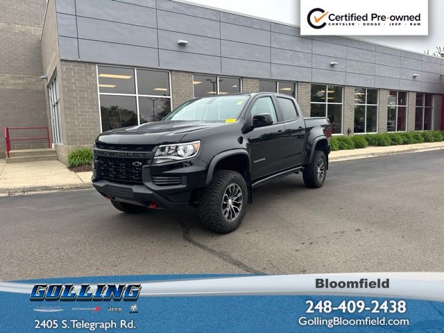 Black 2022 Chevrolet Colorado Pickup Truck Four-Wheel Drive 8-Speed Automatic