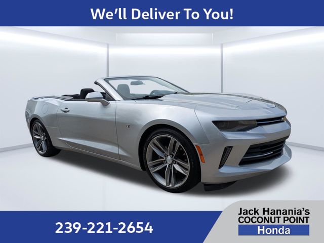 Silver Ice Metallic 2018 Chevrolet Camaro Convertible Rear-Wheel Drive 8-Speed Automatic