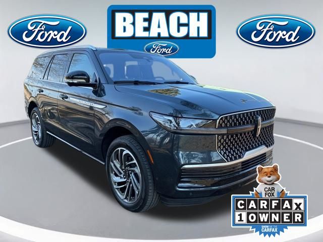 Blue Metallic 2025 Lincoln Navigator SUV / Crossover Four-Wheel Drive Automatic