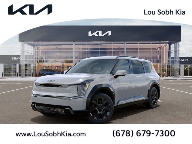 Gray 2026 Kia EV9 Land AWD SUV / Crossover All-Wheel Drive 1-Speed Automatic