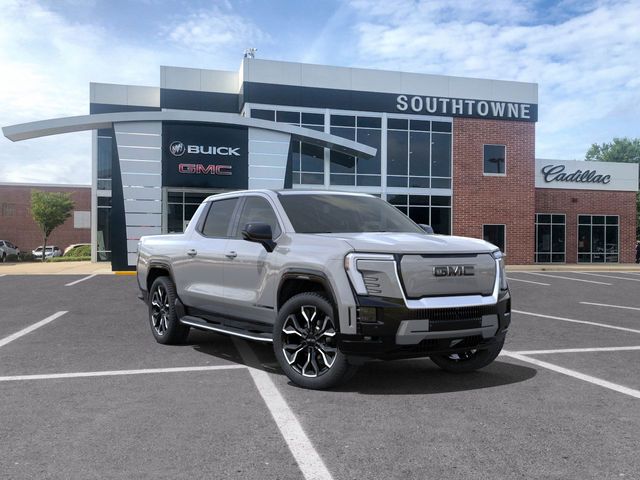 Thunderstorm Gray 2025 GMC Sierra EV Denali Crew Cab (Extended Range) e4WD Pickup Truck All-Wheel Drive 1-Speed Automatic