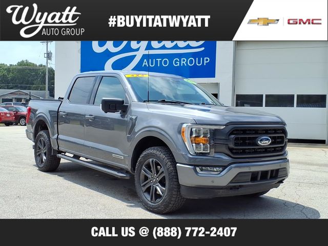 Gray Metallic 2021 Ford F-150 Pickup Truck Four-Wheel Drive Automatic